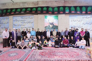 تصاویر/ برگزاری مراسم خانه شهید ویژه گرامیداشت سرلشکر خلبان شهید عباس بابایی به همت کانون توحید قزوین