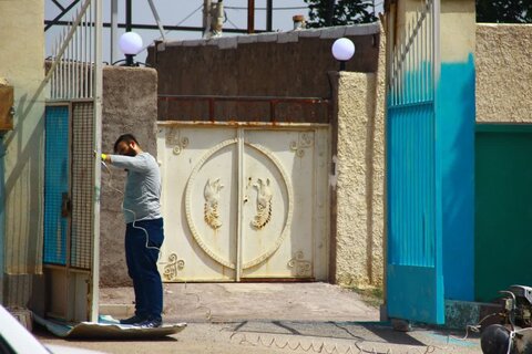 تصاویر/ اولین روز اردوی جهادی حوزه علمیه استان قزوین در روستای حسین آباد