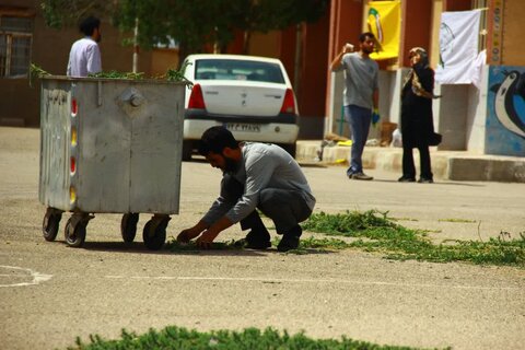 تصاویر/ اولین روز اردوی جهادی حوزه علمیه استان قزوین در روستای حسین آباد