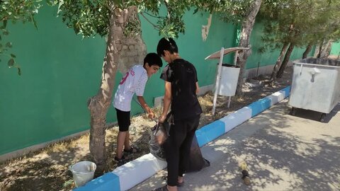 تصاویر/ گزارش تصویری روز دوم اردوی جهادی حوزه علمیه استان قزوین در روستای حسین آباد