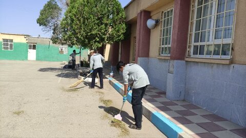 تصاویر/ گزارش تصویری روز دوم اردوی جهادی حوزه علمیه استان قزوین در روستای حسین آباد