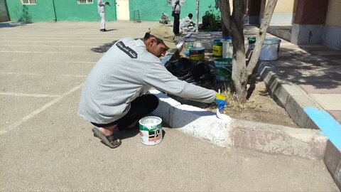 تصاویر/ گزارش تصویری روز دوم اردوی جهادی حوزه علمیه استان قزوین در روستای حسین آباد