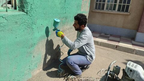 تصاویر/ گزارش تصویری روز دوم اردوی جهادی حوزه علمیه استان قزوین در روستای حسین آباد