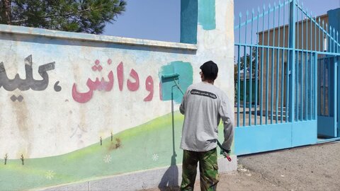 تصاویر/ گزارش تصویری روز دوم اردوی جهادی حوزه علمیه استان قزوین در روستای حسین آباد