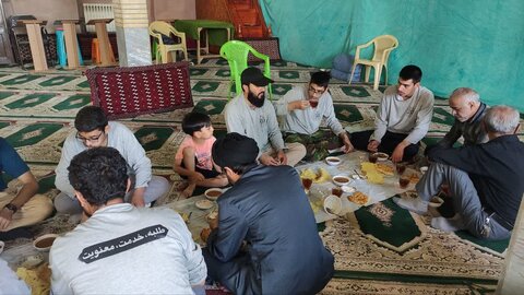 تصاویر/ گزارش تصویری روز دوم اردوی جهادی حوزه علمیه استان قزوین در روستای حسین آباد