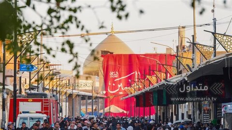 توافد الزوار مع قرب الزيارة الأربعينية في سامراء