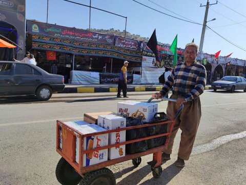 تصاویر/ تردد زائرین اربعین حسینی از مرز باشماق استان کردستان