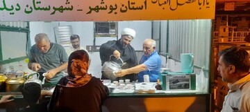 تصاویر/ بازدید امام جمعه دیلم از موکب‌های اربعین حسینی