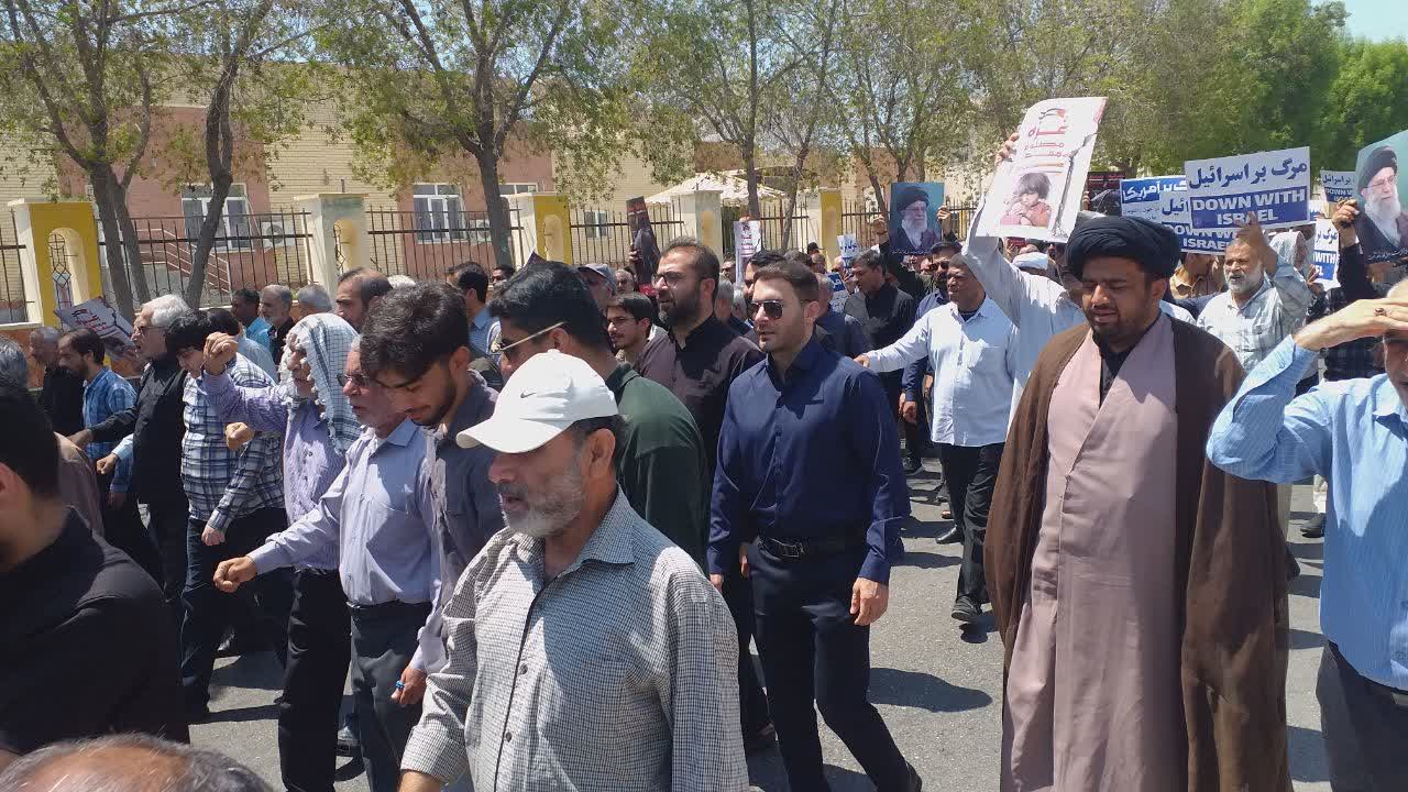 راهپیمایی جمعه خشم در بوشهر برگزار شد