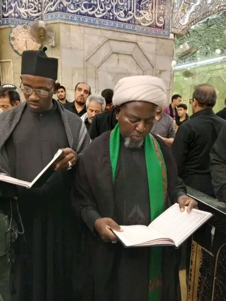 حضور شخصیت ها سرشناس آفریقا در راه پیمایی اربعین +تصاویر