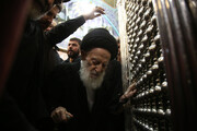 Senior Cleric visits Lady Masuma Shrine in Qom