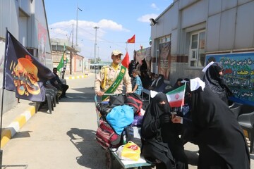 تصاویر/ خدمات رسانی موکب الحسین شهدای فراجا در پایانه مرزی تمرچین شهرستان پیرانشهر