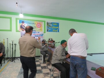 برگزاری مسابقه تیراندازی با حضور آزادگان دشتستانی