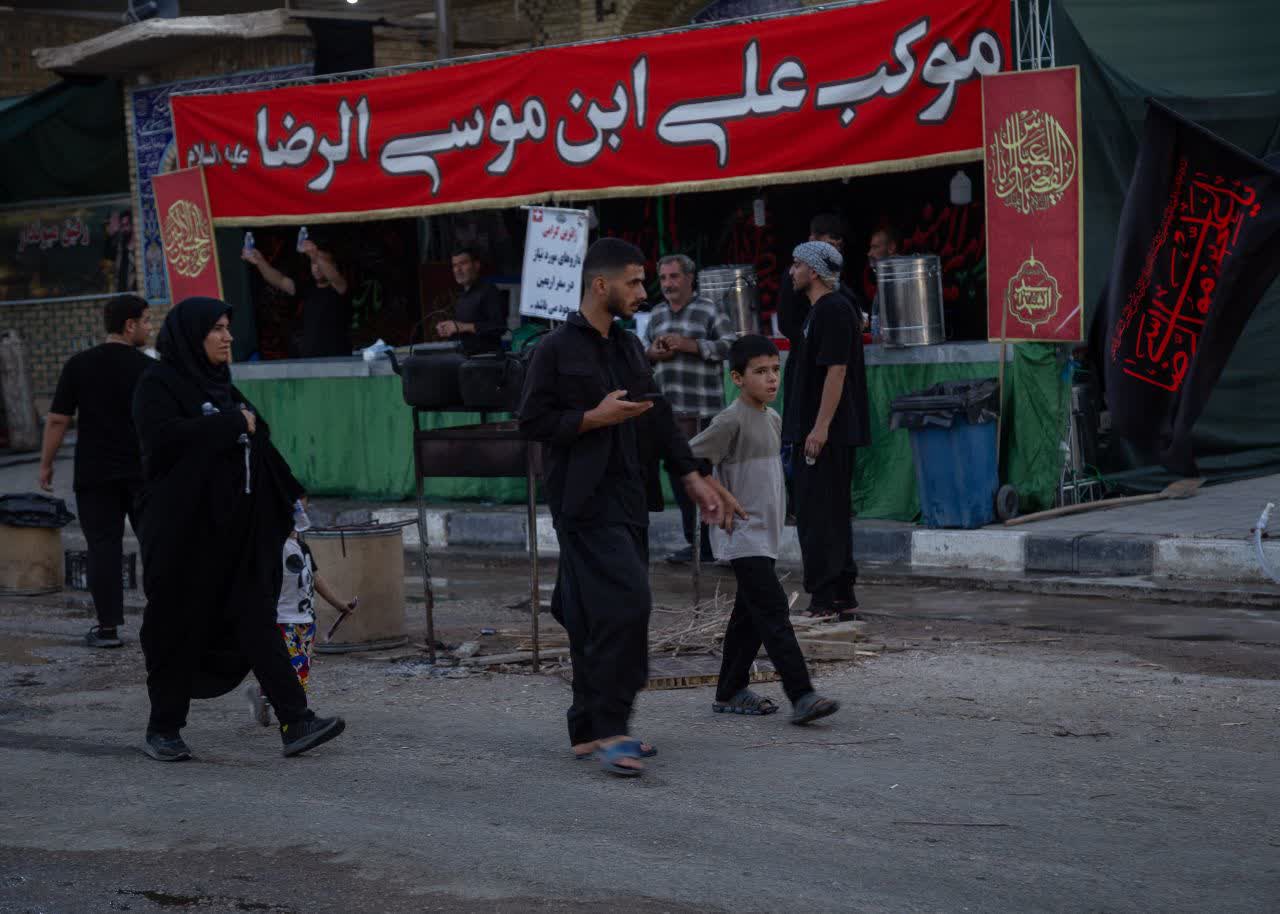 گزارش تصویری موکب علی بن موسی الرضا(ع) شهرستان ازنا در نجف اشرف