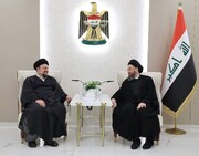 Ammar al-Hakim, Hassan Khomeini discuss Developments in Region