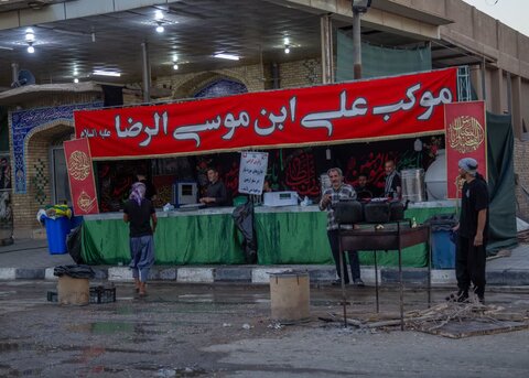 گزارش تصویری موکب علی بن موسی الرضا(ع) شهرستان ازنا در نجف اشرف