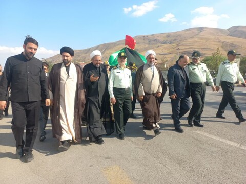 تصاویر / بازدید معاون هماهنگ کننده سازمان عقیدتی سیاسی انتظامی جمهوری اسلامی ایران  از مرز تمرچین