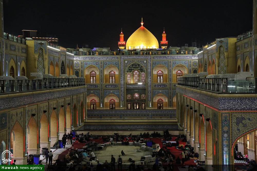 لقاء رئيس جامعة الامام الرضا (ع) مع خريجي الجامعة العراقيين في حرم الامام علي (ع) لقاء رئيس جامعة الامام الرضا (ع) مع خريجي الجامعة العراقيين في حرم الامام علي (ع)