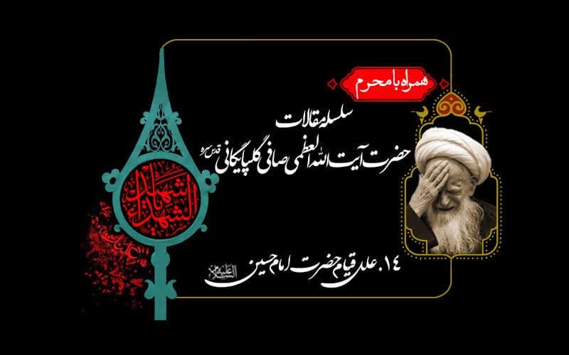 علل قیام امام حسین علیه السلام از منظر آیت‌الله العظمی صافی(ره) - (قسمت اول)