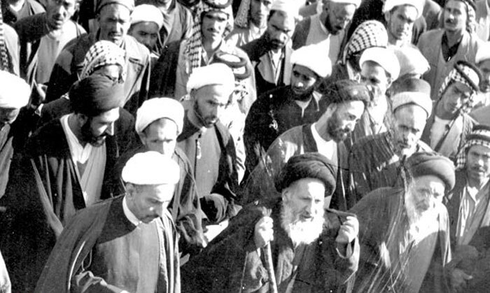 نمونههایی از کاروانهای پیادهروی علما در اربعین حسینی