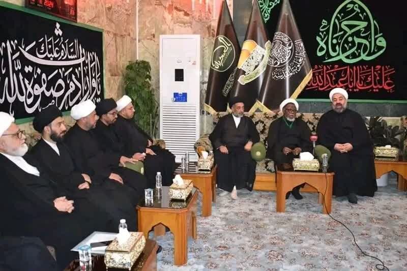 دیدار شیخ زکزاکی با جمعی از علما، اساتید و نخبگان حوزه های علمیه عراق+ تصاویر