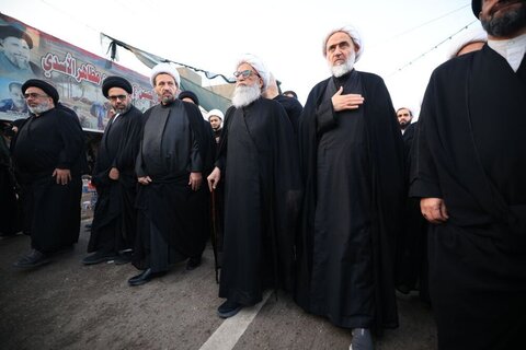 Photos/ La présence du Grand Ayatollah Bashir Najafi à la procession d'Arbaeen