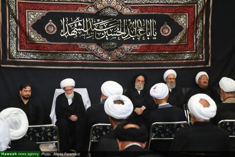 photos/Cérémonie de deuil le jour de l'Arbaeen d'Hosseini dans les maisons des érudits