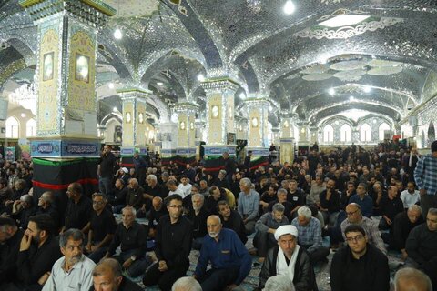 تصاویر/ روضه خوانی اربعین حسینی درآستان علی بن باقر(ع) اردهال کاشان