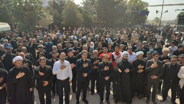 تصاویر/ آیین پیاده روی جاماندگان اربعین حسینی در شهرستان چهاربرج