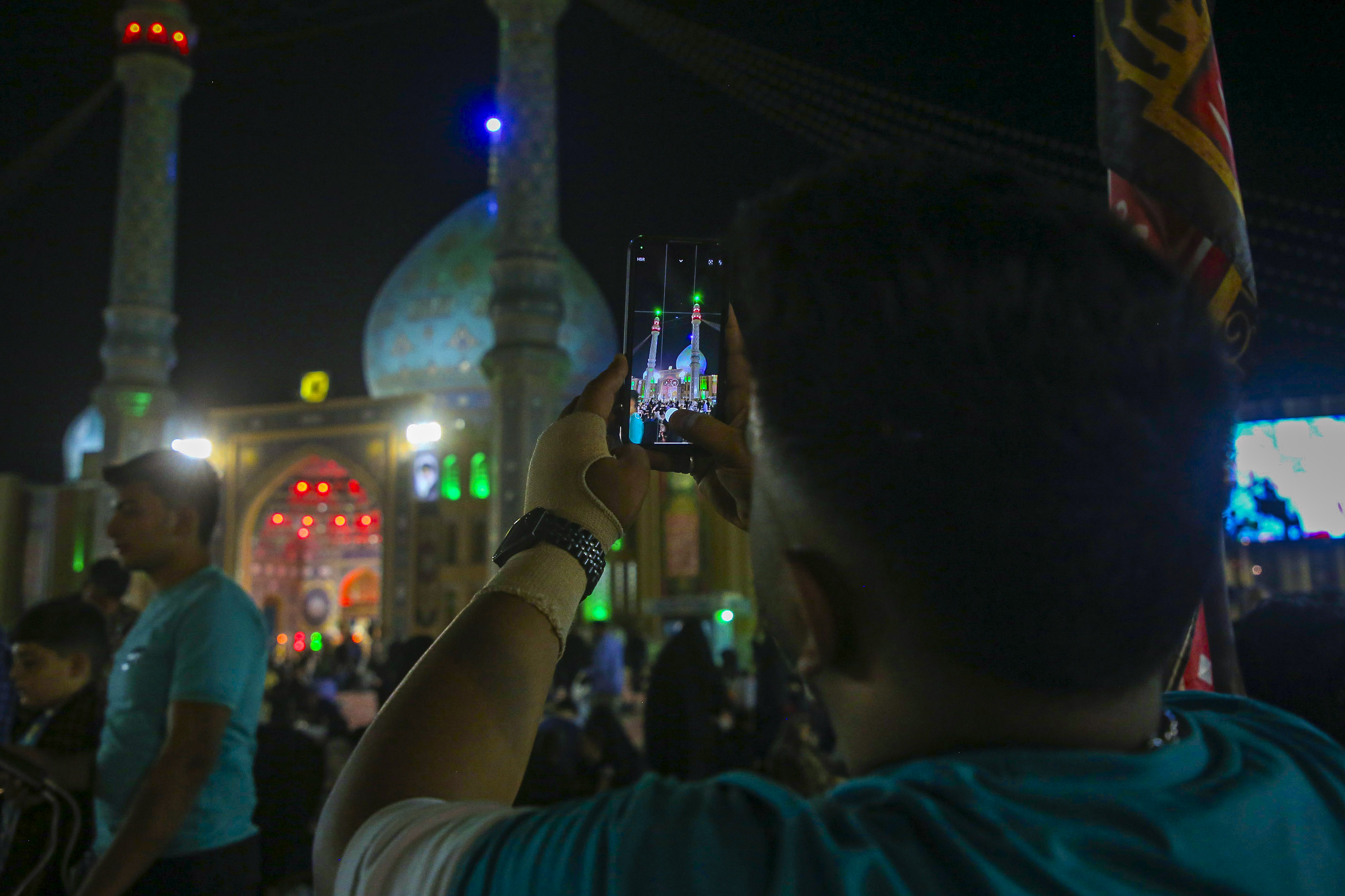 تصاویر/ مراسم دعای توسل در مسجد جمکران