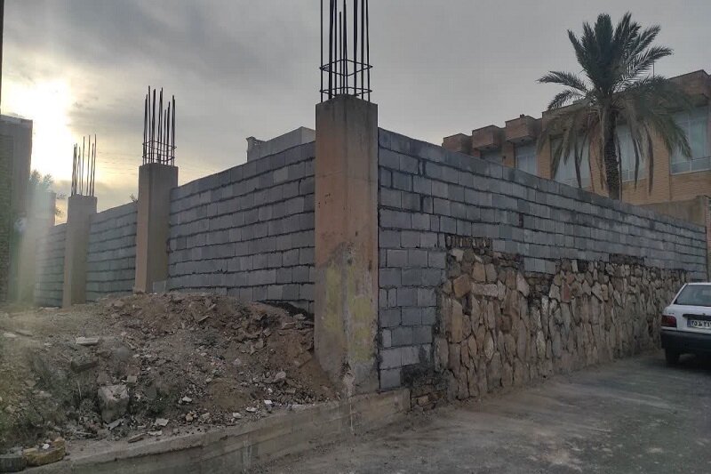 احیاء زمین موقوفه مدرسه علمیه امام صادق(ع) قصرشیرین