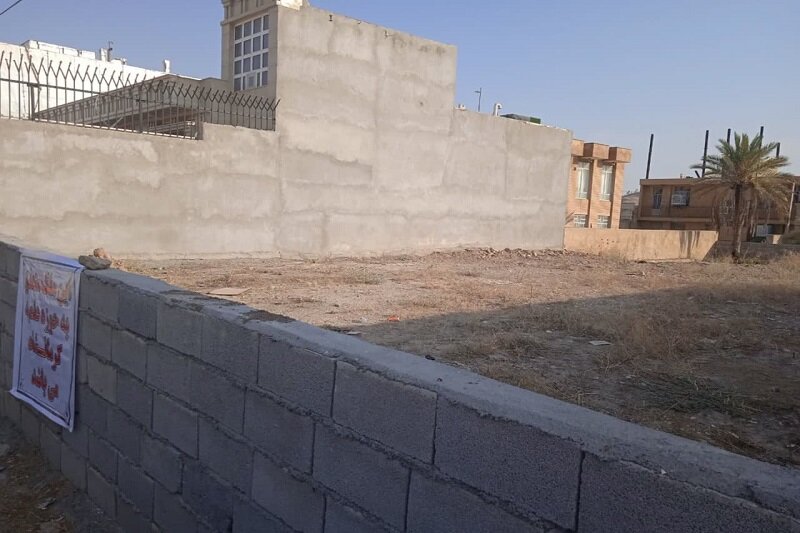 احیاء زمین موقوفه مدرسه علمیه امام صادق(ع) قصرشیرین