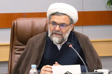 نشست معاون فرهنگی و تبلیغی دفتر تبلیغات اسلامی با امام جمعه شهرستان جازموریان