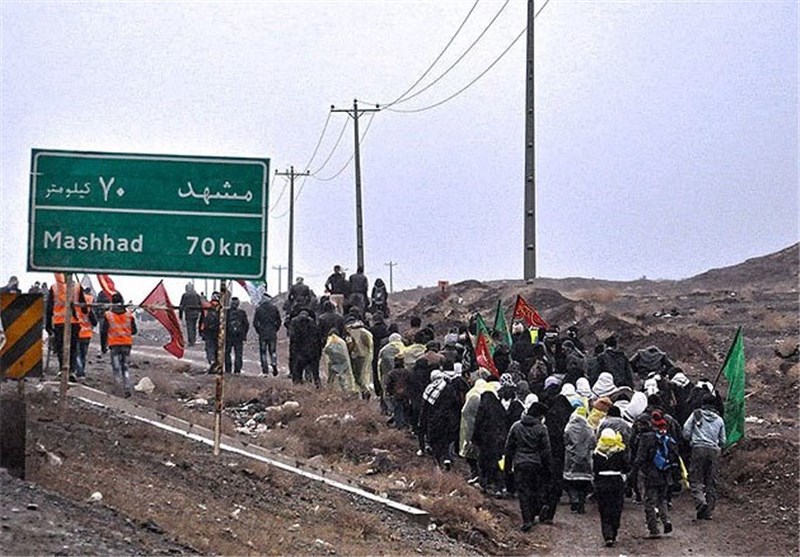 500,000 Pilgrims Anticipated to Enter Mashhad on foot