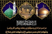 میزبانی آستان حضرت موسی مبرقع(ع) از عزاداران امام هشتم