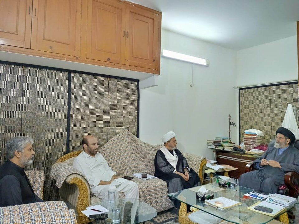 قائد ملت جعفریہ پاکستان سے علامہ شبیر حسن میثمی کی وفد کے ہمراہ ملاقات