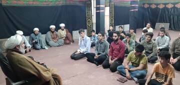 تصاویر/ درس اخلاق در مدرسه علمیه شهرستان ایوان