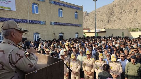 تصاویر|برگزاری مراسم تشییع مرزبان هرمزگانی در بخش شمیل