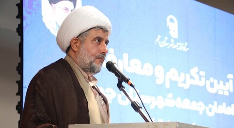 تصاویر/ آیین تکریم و معارفه امام جمعه جم