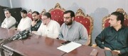 کرم یکجہتی کمیٹی کے تحت نیشنل پریس کلب اسلام آباد کے سامنے پریس کانفرنس؛ امن و امان کا مطالبہ