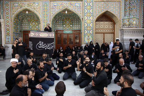 عزاداری مردم قم در سوگ امام حسن عسکری(ع)