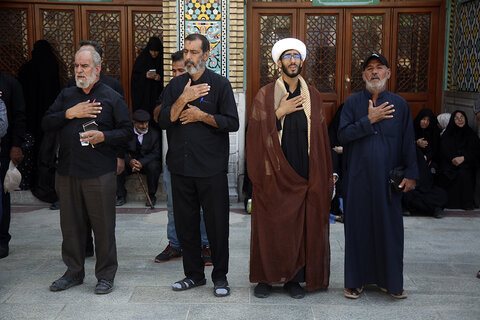 عزاداری مردم قم در سوگ امام حسن عسکری(ع)