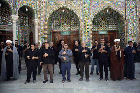 عزاداری مردم قم در سوگ امام حسن عسکری(ع)