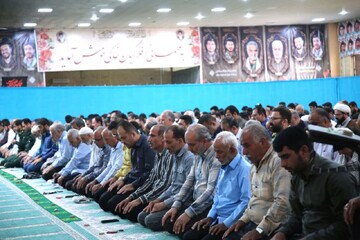 نمازجمعه اهرم به روایت تصویر