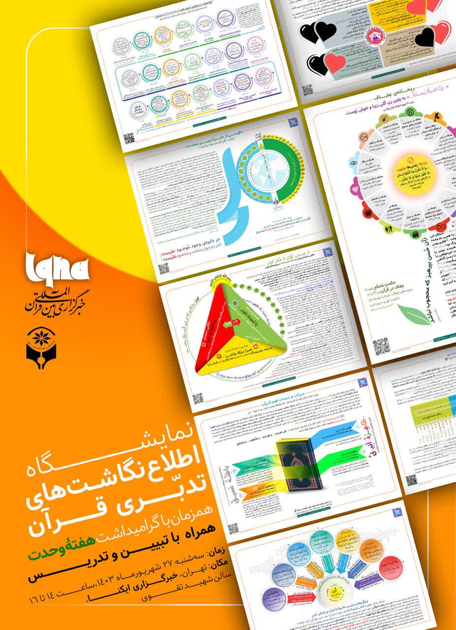 نمایشگاه اطلاع‌نگاشت‌های تدبری قرآن برگزار می‌شود