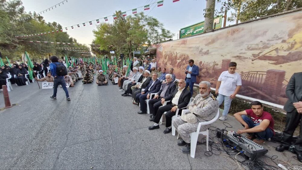 رزمایش بزرگ الی بیت المقدس۱۵ در کاشان برگزار شد+عکس