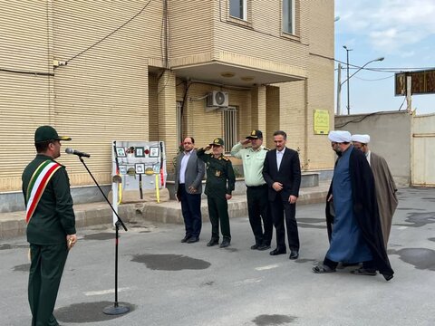 تصاویر/ صبحگاه مشترک نیروهای نظامی و انتظامی شهرستان چایپاره