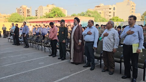 آیین بازگشایی و آغاز سال تحصیلی در دبیرستان انقلاب و فضیلت شهرستان اهواز