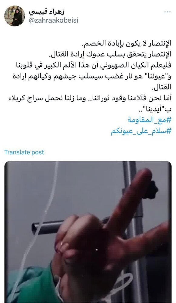 روایتی از فداکاریهای مردم لبنان از نگاه یک بانوی فعال رسانهای در لبنان