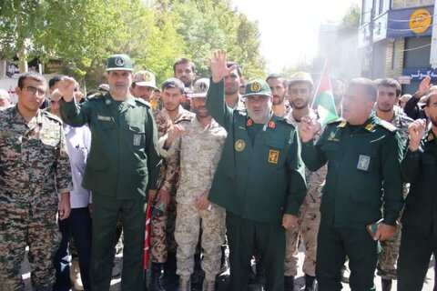 راهپیمایی مردم غیور کهگیلویه و بویراحمد در حمایت از جبهه مقاومت و ملت مقاوم لبنان و فلسطین